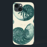 Coque Case-Mate iPhone Red and Green Seashell Art<br><div class="desc">Artist Denis Diderot is talented and known for his great sea life images. In this vivid image, he captures two red and green crackled Conch seashells in their most natural style. Conches are often crackled like these two seashells and in a sepia looking tone. Get your seashell product today and...</div>