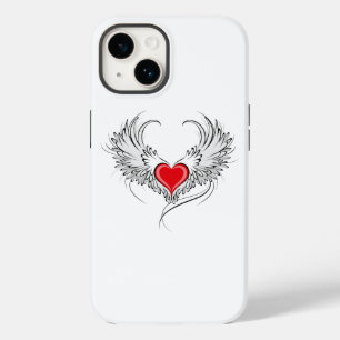 Coque Case-Mate iPhone Red Angel Coeur avec ailes