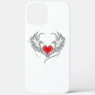 Case-Mate iPhone Case Red Angel Coeur avec ailes