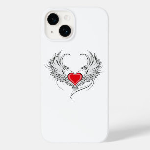 Coque Case-Mate iPhone Red Angel Coeur avec ailes
