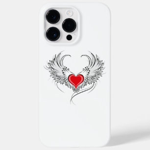Coque Case-Mate iPhone Red Angel Coeur avec ailes