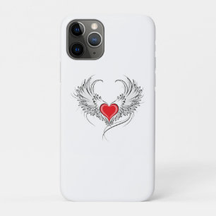 Case-Mate iPhone Case Red Angel Coeur avec ailes