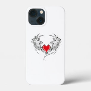 Case-Mate iPhone Case Red Angel Coeur avec ailes
