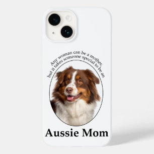 Coque Case-Mate iPhone Red Australian Shepherd Mom