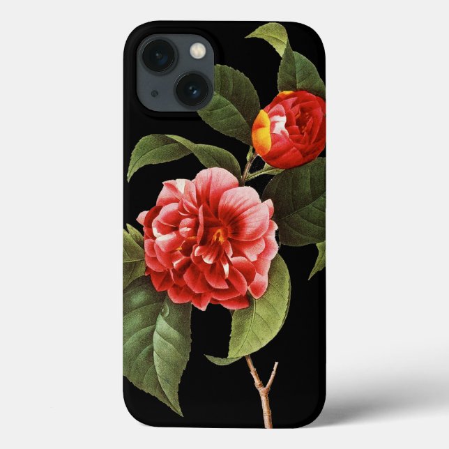 Coques Case-Mate iPhone Red Camellia, 1833 (Verso)