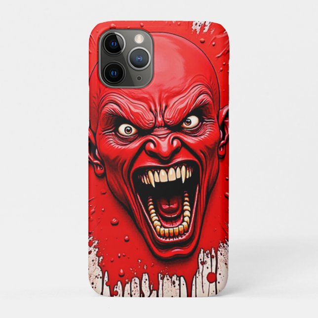Coques Case-Mate iPhone Red Demon Fury Art (Dos)