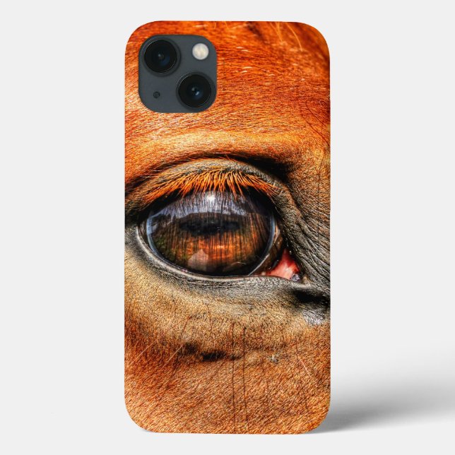 Coques Case-Mate iPhone Red Dun Eye Equine Photo pour les amateurs de chev (Verso)