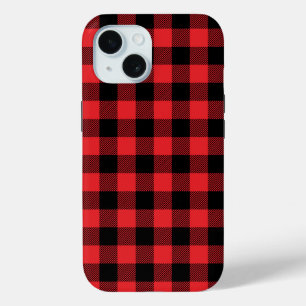 Coque Case-Mate iPhone Red Flannel Buffalo Check Motif