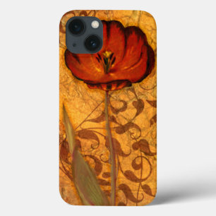iPhone 13 Case Red Flowers