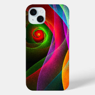 Coque Case-Mate iPhone Red Green Orange Modern Abstrait Art Motif #22
