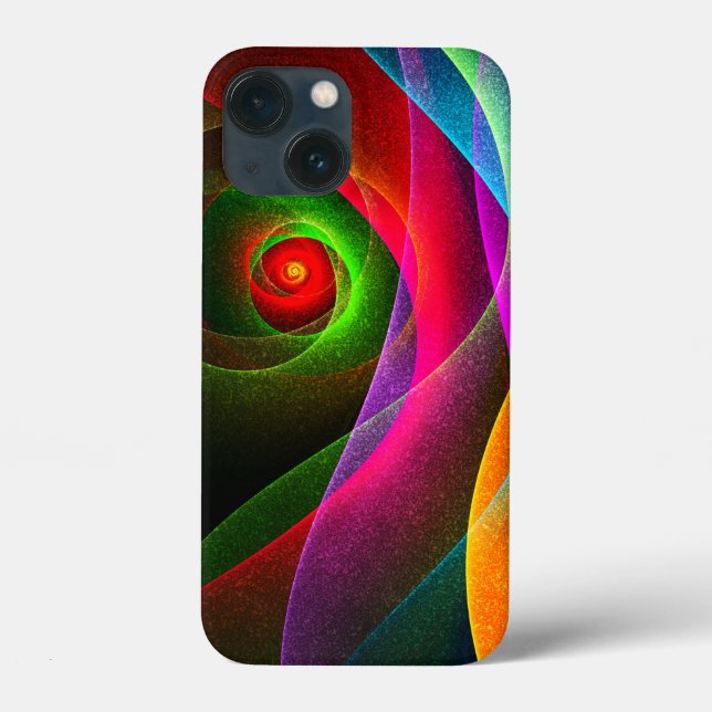 Coques Case-Mate iPhone Red Green Orange Modern Abstrait Art Motif #22 (Verso)