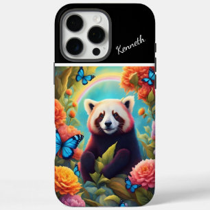 Coque iPhone 16 Pro Max Red Panda in Bloom