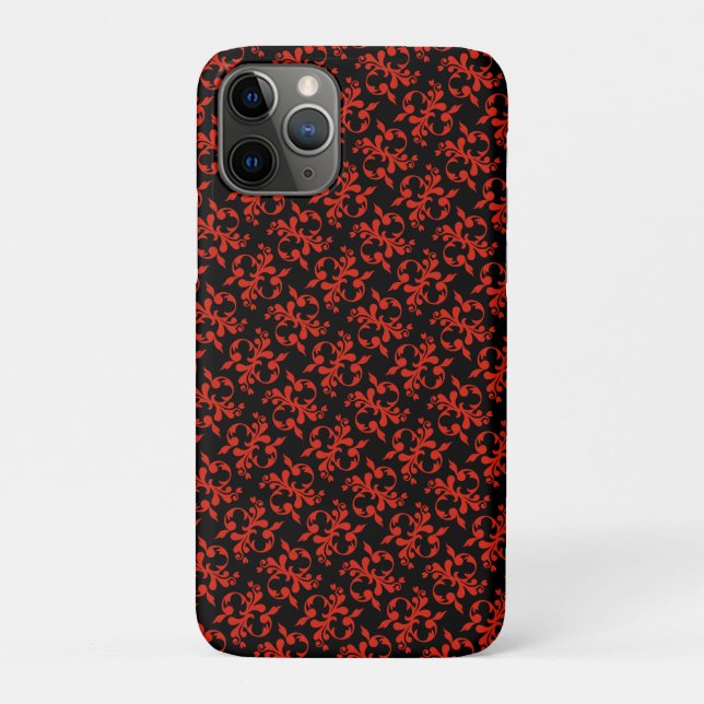 Coques Case-Mate iPhone Red Pattern phone case – Stylish & Protection (Dos)