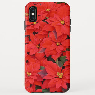 Case-Mate iPhone Case Red Poinsettias I Christmas Holiday Floral Photo
