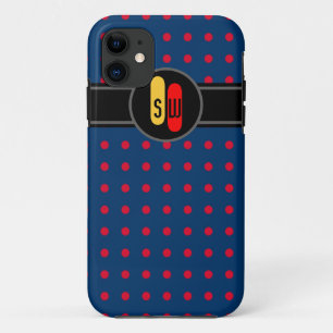 Coques Pour iPhone red polkadots and your initié