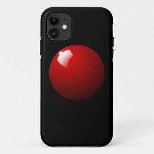 Coque iPhone 11 Red Snooker Ball Table Sport