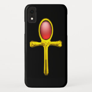 Case-Mate iPhone CASE RED TALISMAN /GOLD EGYPTIAN ANKH