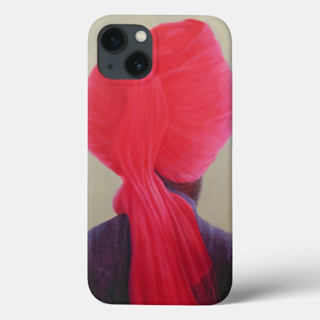 Coques Case-Mate iPhone Red Turban Purple Jacket (Verso)