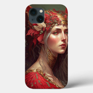 Case-Mate iPhone Case Red Valkyrie Femme Imaginaire Art