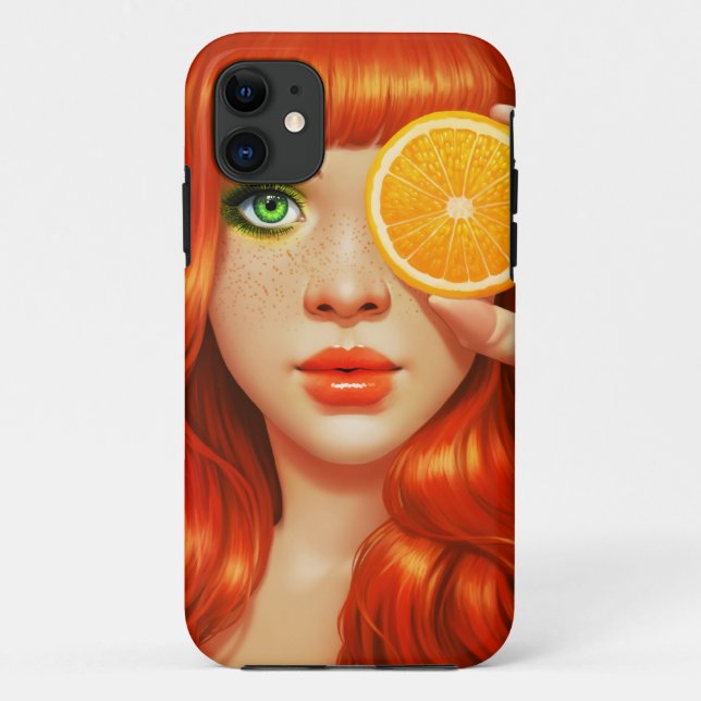 Coques Case-Mate iPhone RedOrange (Dos)