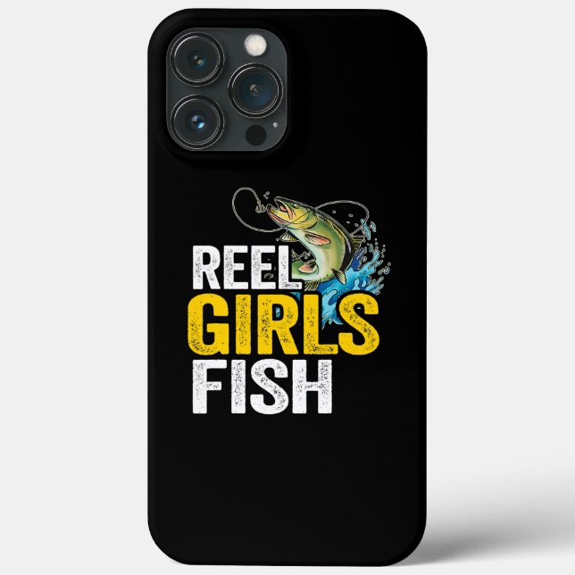 Coques Case-Mate iPhone Reel Girls Fish Bass Fishing Funny Fisherwoman (Verso)