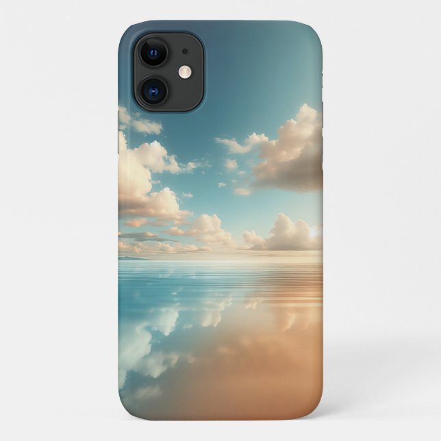 Coques Case-Mate iPhone Reflet Céleste Esthétique sur une Eau Calme - Rêve (Dos)