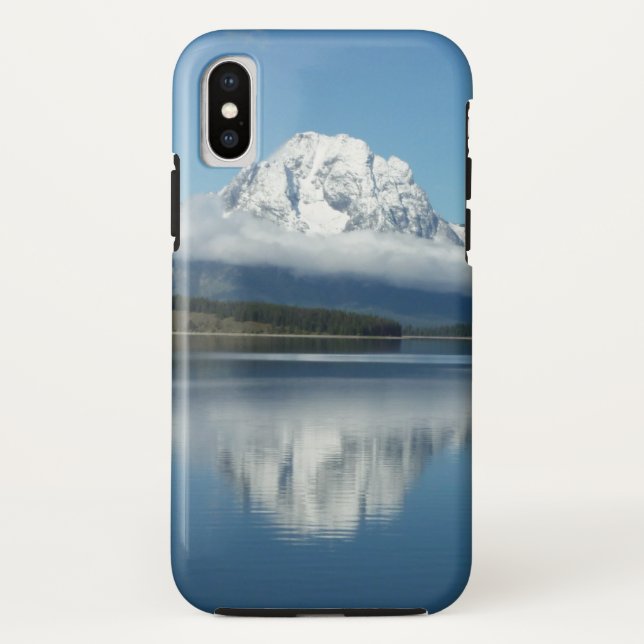 Coques Case-Mate iPhone Reflet du mont Moran dans le Grand Teton (Dos)