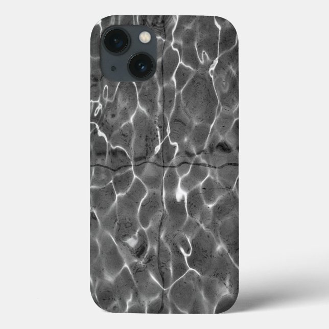 Coques Case-Mate iPhone Reflets lumineux sur l'eau : Noir & Blanc (Verso)