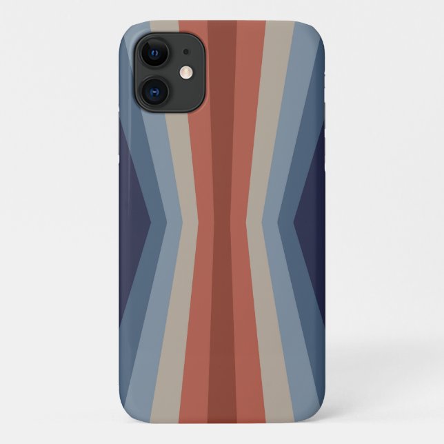 Coques Case-Mate iPhone Réflexion arc-en-ciel dans un style rétro (Dos)