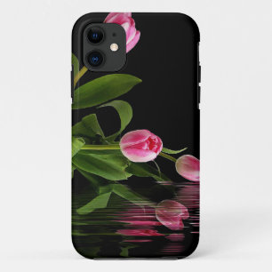 Coque iPhone 11 Réflexion de tulipe