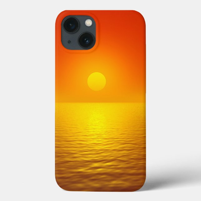 Coques Case-Mate iPhone Réflexion du coucher de soleil (Verso)