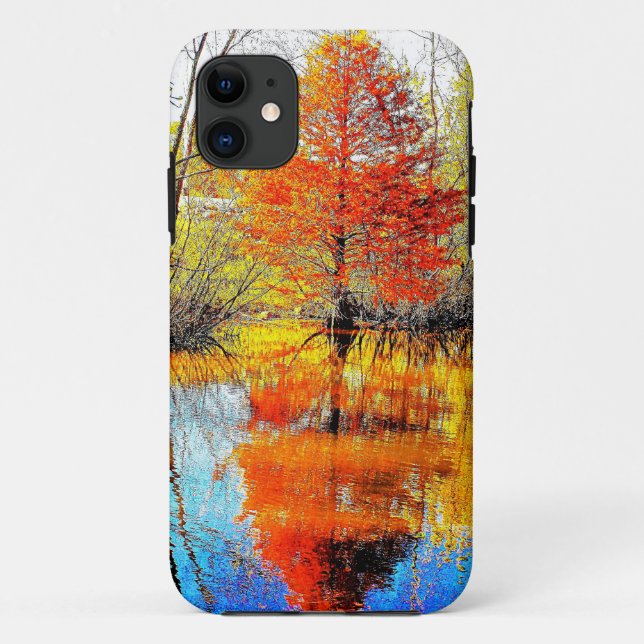 Coques Case-Mate iPhone Réflexion d'un arbre (Dos)