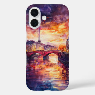 Coque Pour iPhone 16 Réflexions de Twilight parisien