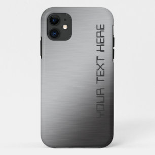 Etui iPhone Case-Mate Regard balayé personnalisé par Faux en métal