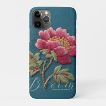 Regard Brodé Fleur Florale