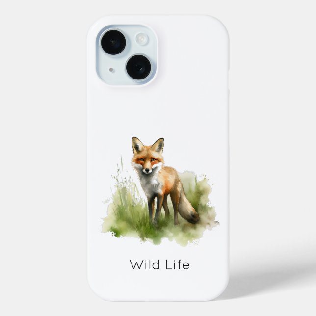 Coques Case-Mate iPhone Regard d'ambre : Renard de prairie, coutume (Verso)