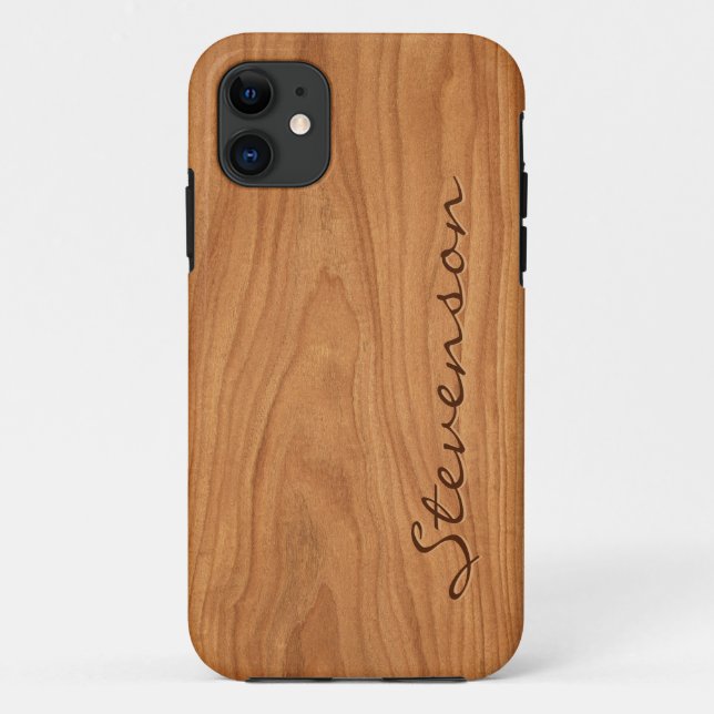 Coques Case-Mate iPhone Regard du bois personnalisé - texture en bois de (Dos)