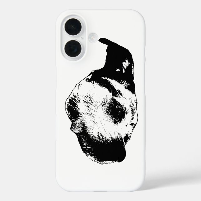 Coques Case-Mate iPhone Regard quotidien calme — Terrier (Verso)
