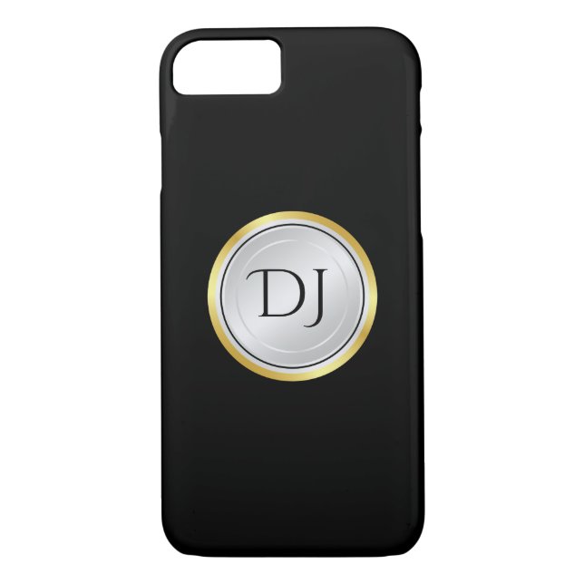 Coques Case-Mate iPhone Regarder professionnel masculin avec Monogramme (Dos)