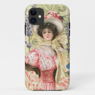 Case-Mate iPhone Case Regency de femme victorienne rose