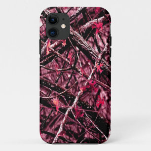 Coque iPhone 11 Région boisée rose Camo