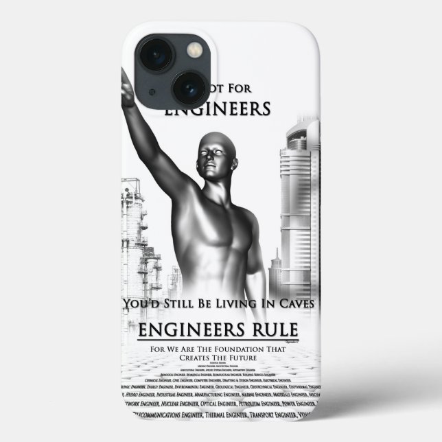 Coques Case-Mate iPhone Règle des ingénieurs (Verso)