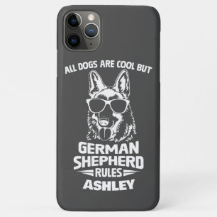 Case-Mate iPhone Case Règlement du berger allemand et Amusant de chien C