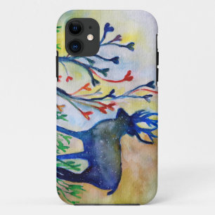 Coque iPhone 11 Reindeer iPhone SE + iPhone 5/5S, à peine là