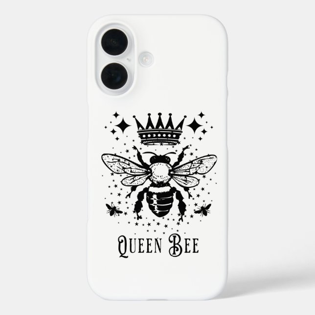 Coques Case-Mate iPhone Reine Abeille – Emblème de Tarot Mystique (Verso)