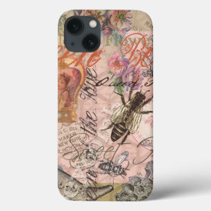 Coque Case-Mate iPhone Reine Abeille Vintage Beau Collage