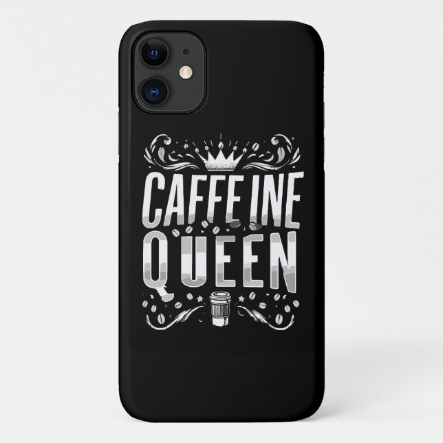 Coques Case-Mate iPhone reine de caféine (Dos)