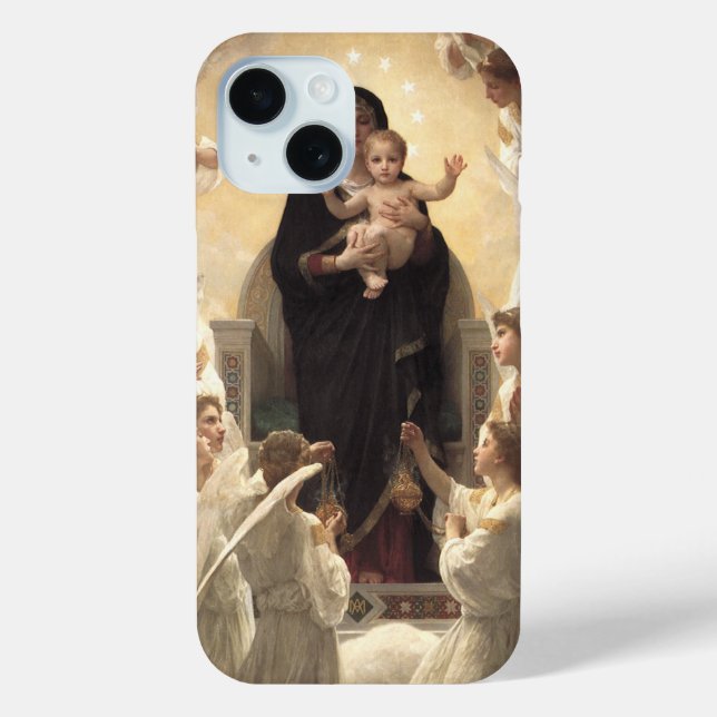 Coques Case-Mate iPhone Reine des Anges Regina Angelorum par Bouguereau (Verso)