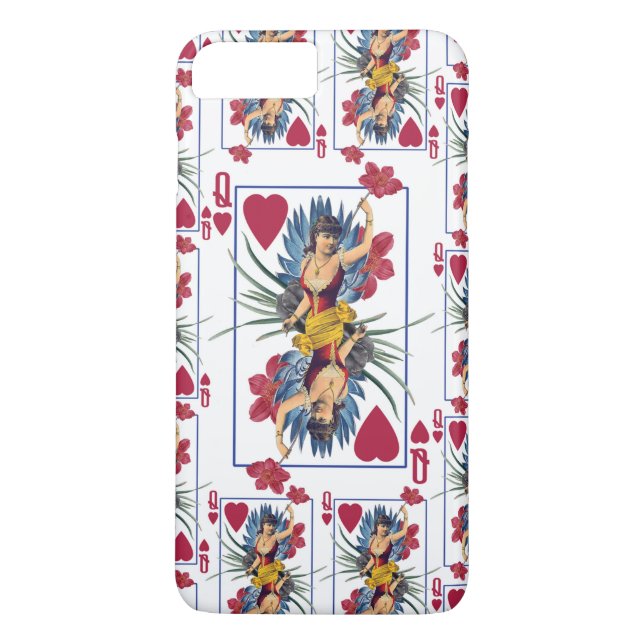 Coques Case-Mate iPhone Reine des cœurs et des fleurs (Dos)