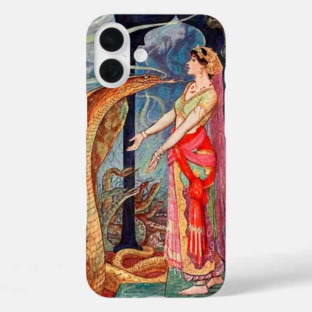 Coques Case-Mate iPhone Reine des serpents illustrée (Verso)
